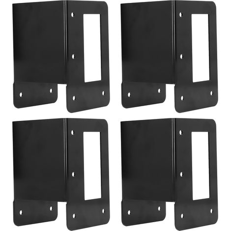 supports de bûches en acier pré-percés et réglables pour intérieur et extérieur (1/5)