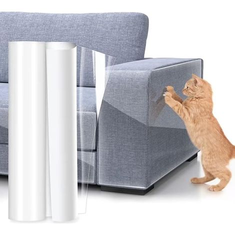 Protège-Porte de meuble de 500 cm x 43 cm, protecteur de porte pour chien contre les éraflures (1/5)