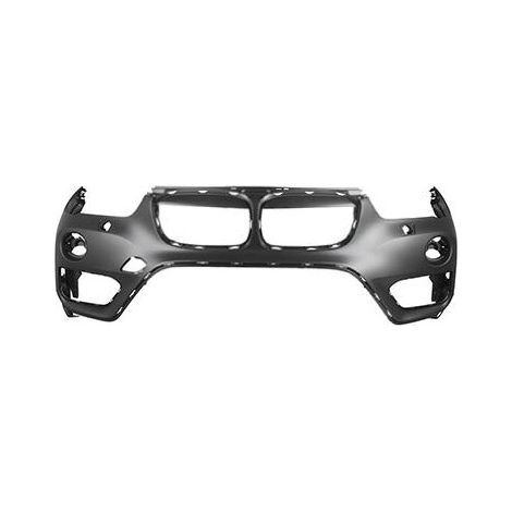 Pare-choc avant supérieur à peindre avec trous lave-phares BMW X1 F48 phase 1 2015-2020