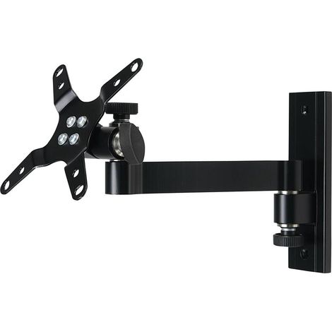 SpeaKa Professional SP-6456756 Support mural pour écran 1 Écran(s) 33,0 cm (13) - 76,2 cm (30) noir inclinable, mobil (1/3)