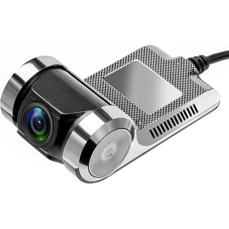 Caméra embarquée USB HD 720p, objectif rotatif à 90°, grand angle de 170°, enregistreur vidéo routier avec couverture cyclique automatique et capteur G. (1/5)