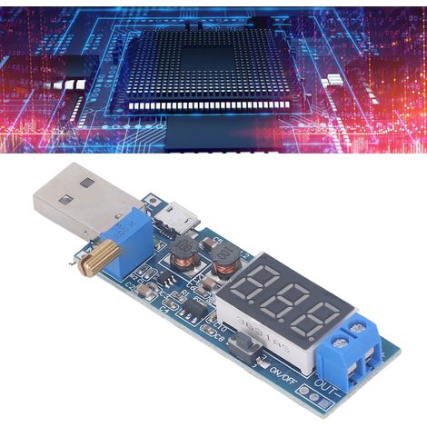 Module régulateur d'alimentation CC-CC USB, module d'alimentation de bureau 5V à 3,3V, 9V, 12V, 24V. (1/5)