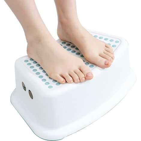 Tabouret WC Physiologique Anti Constipations, Marche Pied pour Adulte, Petit Banc Repose Pied de Salle de Bain, Toilettes Squatty pour Soulager La Constipation (1/5)