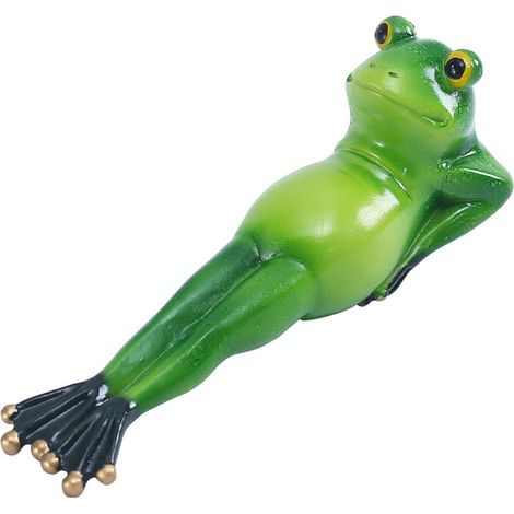 Figurine Frog Yoga - Ensemble 5 Statues Résine Verte Décor Zen pour Bureau, Salon, Salle de Méditation - Tailles Variées: 10.8x6.6x10.2cm, 18x7.2x5.1cm, 10x6.2x14cm, 8x7x18.3cm, Poids: 130g, 105g, 125 (1/5)