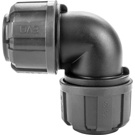 Coude composite ø32mm à 90° pour réseau d'air comprimé - KR 7007 - CLAS Equipements