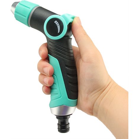 Pistolet pulvérisateur multifonctionnel haute pression - pistolet pulvérisateur antidérapant pour usage domestique, lavage et arrosage de voiture, pistolet pulvérisateur réglable multiposition pour le (1/5)