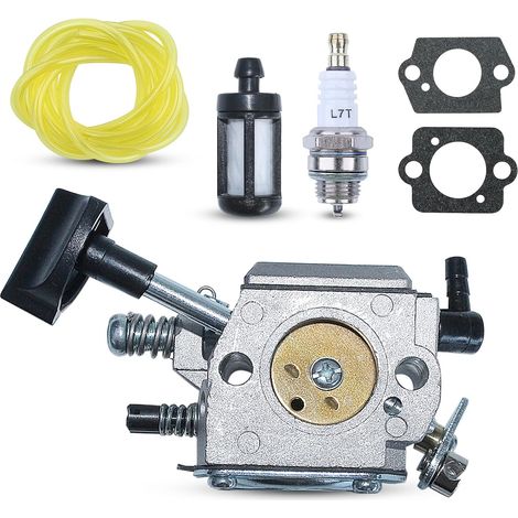 4203 120 0601 Ligne de filtre à carburant de carburateur avec kit de bougie pour Stihl SR320 SR340 SR380 SR400 SR420 BR320 BR340 BR380 BR400 BR420 Souffleurs (1/5)