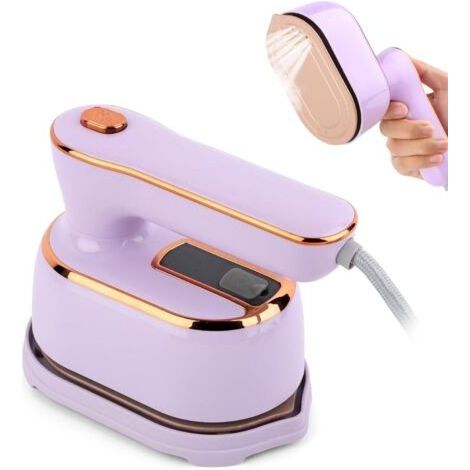 Mini Sewing Iron, 1000W Travel Iron, 2 in 1 Portable Vertical Steam Iron, Quick Dry (20 Seconds), with 100ml Water Tank, for Home. (1/5)