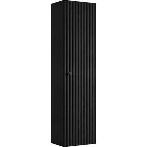 Colonna da bagno Bello 35 cm, nero, maniglie nere (1/5)
