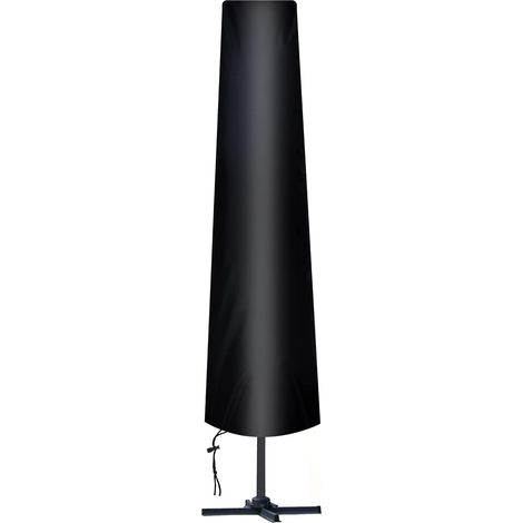 Housse Parasol Droit, 210D Oxford Housse de Protection pour Parasol avec Sac de Rangement, Résistant aux Intempéries, aux UV, à la Neige (1/5)