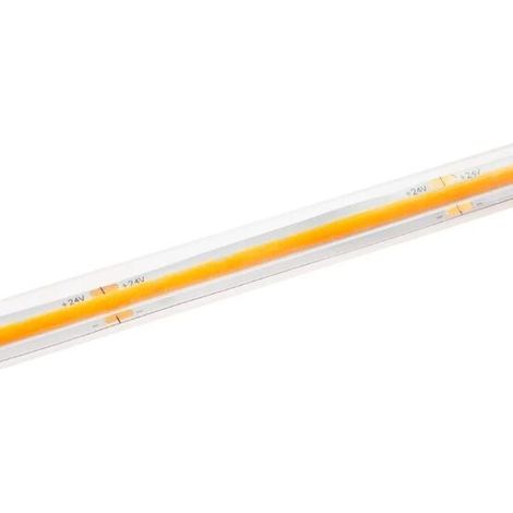 STRIP CF LED 15W/M CRI90+ COB LED/M IP20 1600LUMEN DC24V 5MT ALTA LUMINOSITA' 6000k freddo