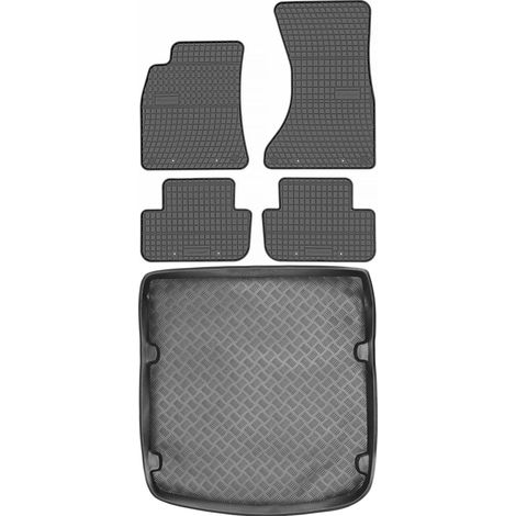 Juego de alfombrillas de goma para coche y maletero para Audi A5 i 8T Sportback (2009-2016).