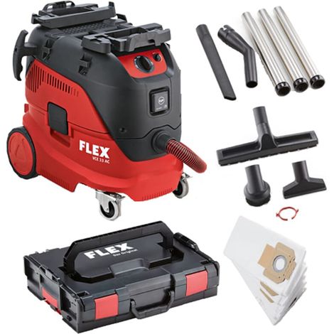 Flex Sicherheitssauger VCE 33 LAC-Set + Vliesfiltersäcke mit automatischer Filterabreinigung, 30 l, Klasse L (1/5)