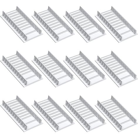 Pièces Cache-Fentes pour Tableau Electrique 6/12/18 modules, Caches aveugles Anti-poussière, clipage sans outil (1/5)