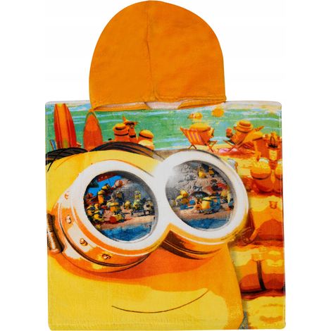 Toalla de baño con capucha de los Minions (1/3)