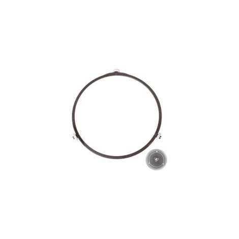 Support plateau tournant universel de 17.8cm,Anneau Rotatif Micro-ondes de Plateau Tournant pour Universel Support en Verre 17.8cm Diamètre (Brun) (1/4)