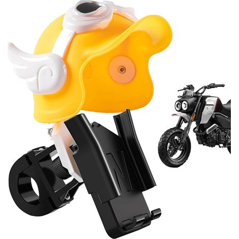 Support de téléphone pour moto, fixation pare-soleil pour guidon - Clip de téléphone portable pour scooters et motos de route
