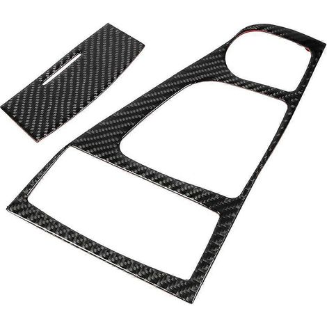 2-teiliges Set Schalthebelblenden aus Kohlefaser, passend für Infiniti Q50/Q60 2013-2019