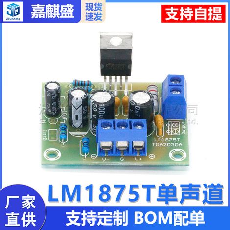LM1875T Monophonic High-Fidelity Amplifier Board Speaker Amplifier DIY Kit (Parts) (1/5)