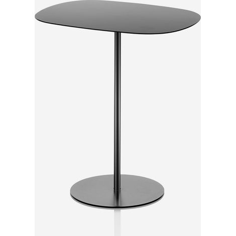 Beistelltisch aus lackiertem Metall fürs Wohnzimmer 45x34 Hudson