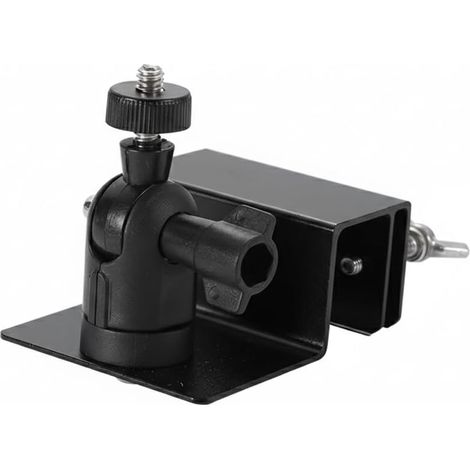 Staffa universale per scanalatura di drenaggio per pannelli solari, compatibile con pannelli solari Ring, Arlo, Eufy, Wyze e Reolink. Resistente e impermeabile (nera). (1/5)