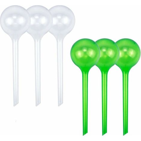 6 Pièces Globes d'arrosage, Automatique Bulbes d'Arrosage Goutte à Goutte, Kits d'irrigation Matériel d'arrosage Automatique pour Plantes (1/5)