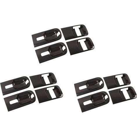 Set di 18 copri maniglie per portiere in fibra di carbonio per ABS, adatti ai modelli Grand Starex H1 I800 2018-2020.