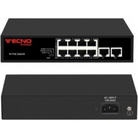 SWITCH RETE 8 PORTE 10/100 TC-P8EH2EH POE (24.711)
