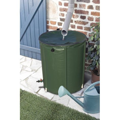 Colector de agua flexible 500L - Verde - 98x80cm Nortene