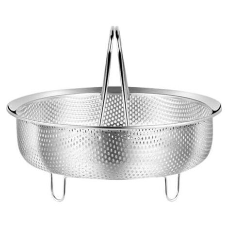 Multifunktionaler Dampfkorb aus Edelstahl 304 für Schnellkochtöpfe mit 14-24 cm Durchmesser (XL) (1/5)