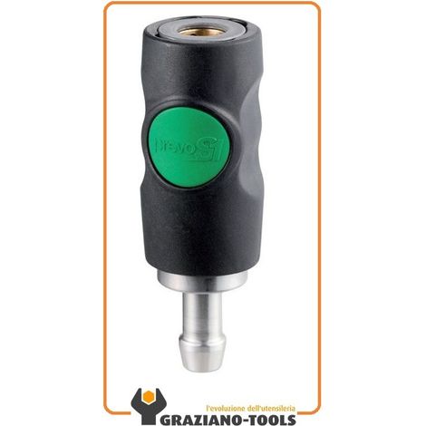 Attacco rapido di sicurezza con portagomma diametro6 mm PREVOST ESI071806 (1/4)