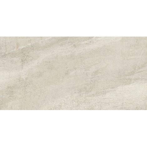 Carrelage aspect béton Astro blanc grand format 60x120 cm (1/4)