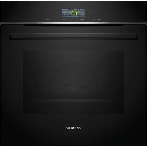 Forno multifunzione da incasso 71L 60cm con pirolisi/idrolisi, nero - HB774G2B1 - Siemens