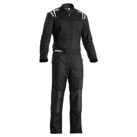 Tuta MS-5 tuta meccanico Nera Tg. M non omologata in poliestere e cotone con gomiti rinforzati e ginocchiere estraibili Nero M