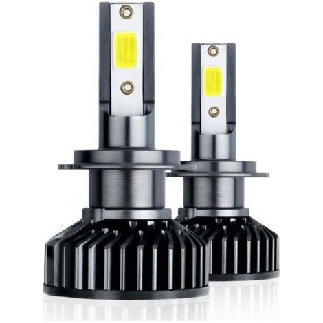 H7 LED-Lampe, 5000 lm, Auto-/Motorradscheinwerfer, Nebelscheinwerfer, 12 V, 6000 K, 2 Stück (1/5)
