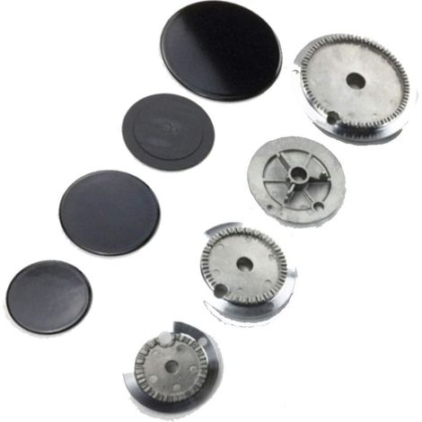 Kit 4 cappucci e 4 bruciatori - Piano cottura - ARTHUR MARTIN ELECTROLUX - 4366036