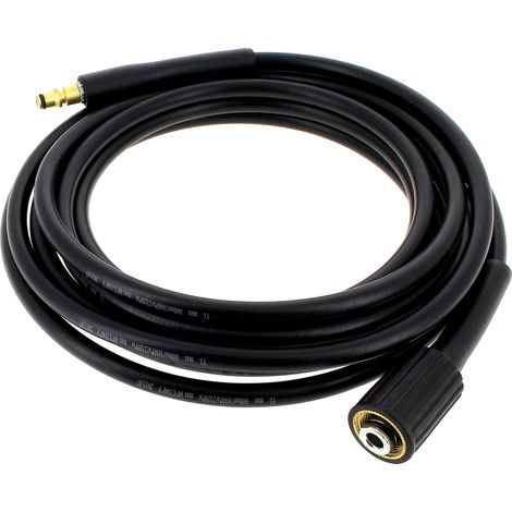Tuyau flexible 6m – Accessoire pour nettoyeur haute pression – Compatible avec Black & Decker et Annovi Reverberi – Pour chantiers humides