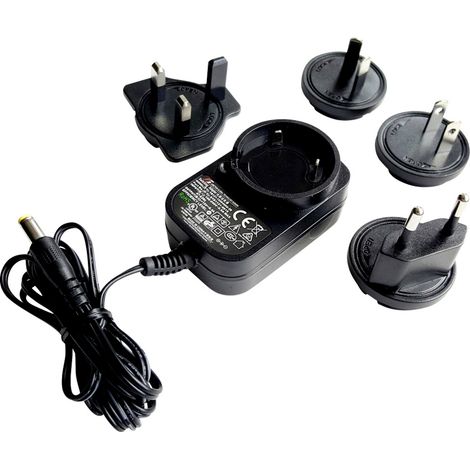 Dehner Elektronik SYS 1121-0624-W2E Steckernetzteil, Festspannung 24 V/DC 0.25 A 6 W Stabilisiert, m