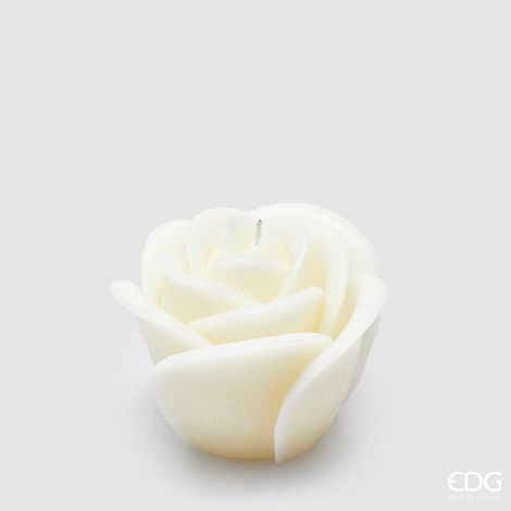 EDG Enzo De Gasperi Candela Rosa Sugar H 9 Cm D 11 Cm Avorio