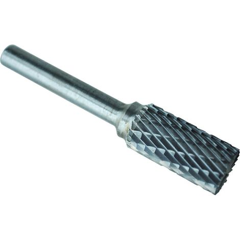 Fraise rotative cylindrique en carbure de tungstène, diamètre de la tête : 12 mm (1/2)