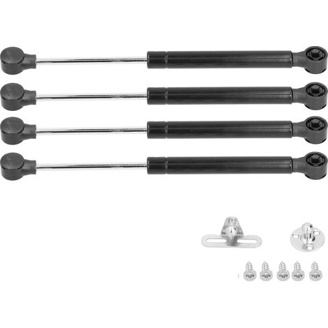 4 Ensembles de Supports de Porte de Meuble en Alliage d'Aluminium 80N Ressort à Gaz Tige de Soutien (1/5)