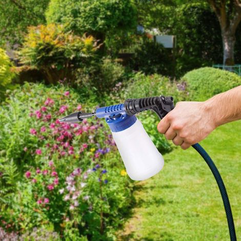Drucksprüher für Gartenwasserpumpe, verstellbare Schaumflasche für Autowäsche, abnehmbarer Schaumsprüher (1/5)