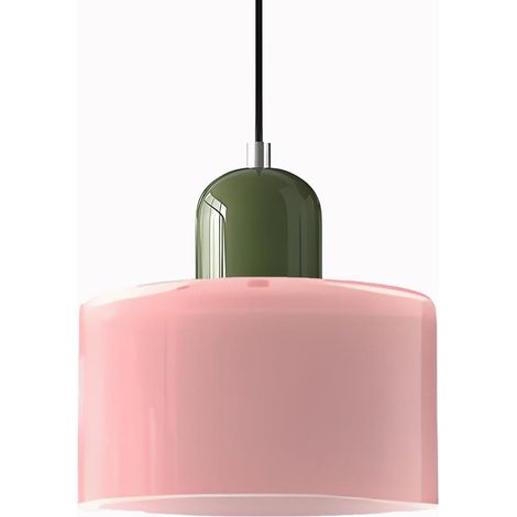 Kindfiber OÜ-15cm Suspension Scandinave Moderne en Verre, Lampe Suspendue E27, Métal & Verre, Luminaire Design pour Cuisine, Salle à Manger, Salon, Café, Bar (1/5)