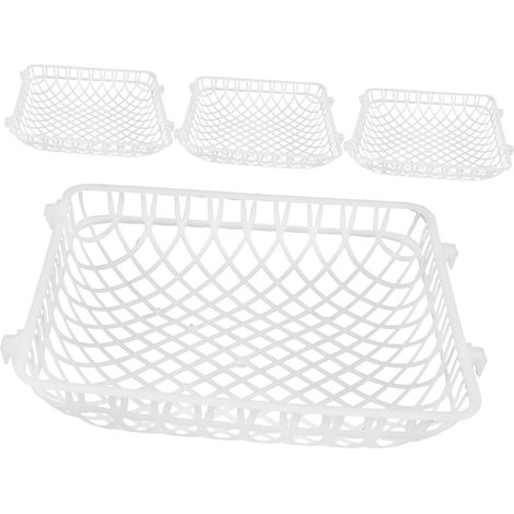 Nid pour Pigeons en Plastique Blanc, Lot de 4, pour Oiseaux Usage Maison ou Zoo, Toucher Confortable, Format Pratique pour Oiseaux Domestiques (1/5)