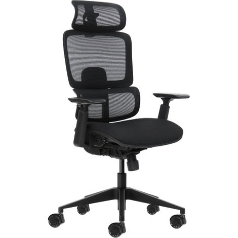 La Cherg 027 prescinde por completo de la espuma: tanto el respaldo como el asiento estÃ¡n fabricados en malla elÃ¡stica de alto rendimiento, lo que p