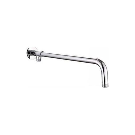 Bras de douche en acier inoxydable avec support en cuivre, adapté au pommeau de douche (38 cm) (1/4)