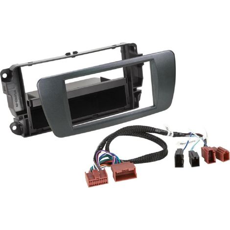 Facade autoradio FA32808A compatible avec Seat Ibiza 6J FL - Gris Galway