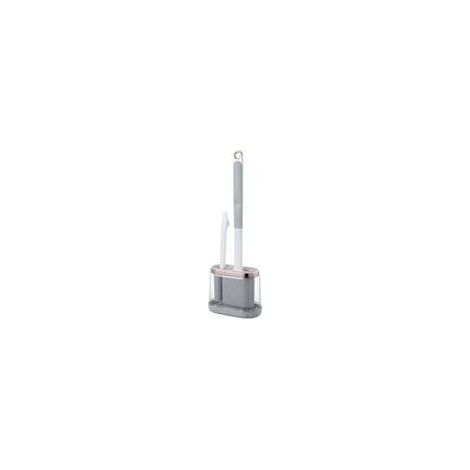 BRICOOMARKET Brosse WC Brosses et supports de toilette Accessoire de salle de bain idéal pour caravane et camping car Laisse le sol de la salle de bain transparent pour le (1/5)