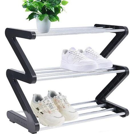 Schuhregal Schuhständern, Schuhschrank 3-4 Ablagen für Schrankeingang (1/5)