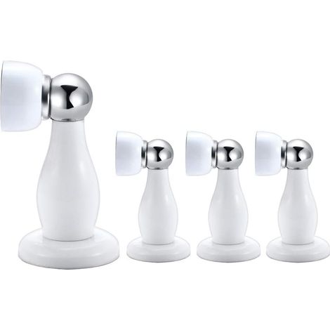 Set di 4 fermaporta magnetici in acciaio inossidabile (1/4)
